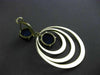 ESTATE LARGE 15CT AAA AMETHYST 14KT YELLOW GOLD MULTI CIRCULAR HANGING EARRINGS
