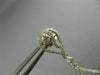 ESTATE 3.60CT WHITE & FANCY YELLOW DIAMOND 18K 2 TONE GOLD 3D TEAR DROP EARRINGS