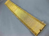 ANTIQUE WIDE & LONG 18KT ROSE GOLD CLASSIC WOVEN MESH HANDCRAFTED BRACELET #1556