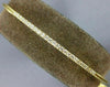 ESTATE .38CT DIAMOND 18K YELLOW GOLD CLASSIC BAR FLEXIBLE LOVE BANGLE BRACELET
