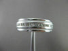 ESTATE WIDE 1.20CT DIAMOND 14K WHITE GOLD MILGRAIN ETERNITY RING DAZZLING #20383