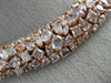 ESTATE LARGE GIA 37.02CT PINK DIAMOND 18K ROSE GOLD MULTI SHAPE CLUSTER NECKLACE