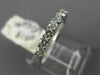 ESTATE .55CT DIAMOND 18KT WHITE GOLD 3D CLASSIC 7 STONE WEDDING ANNIVERSARY RING
