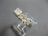 ESTATE 1.30CT DIAMOND 14KT WHITE GOLD GRADUATING WEDDING ANNIVERSARY RING #27964