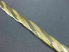 ESTATE WIDE 14KT YELLOW GOLD ITALIAN DOUBLE ROPE DIAMOND CUT BRACELET #23316