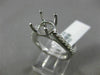 ESTATE .29CT DIAMOND 14KT WHITE GOLD 4 PRONG SEMI MOUNT CLASSIC ENGAGEMENT RING