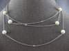 EXTRA LONG .25CT DIAMOND & AAA SOUTH SEA PEARL 14KT ROSE GOLD FUN LOVE NECKLACE