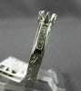 ESTATE .30CT DIAMOND 18KT WHITE GOLD 3D ROUND SEMI MOUNT ENGAGEMENT RING #8990