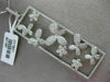 ESTATE MASSIVE 2.67CT DIAMOND 18KT WHITE GOLD FLOWER BUTTERFLY FLOATING PENDANT