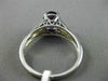 ESTATE 1.56CT DIAMOND & AMETHYST 14K WHITE GOLD 3D OVAL FILIGREE ENGAGEMENT RING