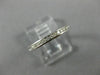 ESTATE .10CT DIAMOND 14K WHITE GOLD ROUND CHANNEL SEMI ETERNITY ANNIVERSARY RING