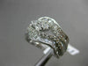 ESTATE 2.26CT DIAMOND 18KT WHITE GOLD MULTI SHAPE CLUSTER MARQUISE PROMISE RING