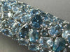 ESTATE MASSIVE 70.37CT AQUAMARINE 18KT WHITE GOLD MULTI SHAPE COCKTAIL BRACELET
