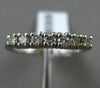 ESTATE .35CT ROUND DIAMOND 14KT WHITE GOLD 3D CLASSIC 7 STONE ANNIVERSARY RING