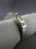 ESTATE .80CT ROUND & BAGUETTE DIAMOND 14K WHITE GOLD ANNIVERSARY GOLD RING #6051