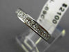 ESTATE .69CT PRINCESS DIAMOND 14KT WHITE GOLD 3D CHANNEL ANNIVERSARY RING #15831