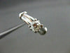 ESTATE .56CT DIAMOND 18KT WHITE GOLD SOLITAIRE ENGAGEMENT RING BEAUTIFUL! #4219
