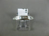 ESTATE .55CT DIAMOND 14KT WHITE GOLD 3D CLASSIC CHANNEL ANNIVERSARY RING #18951