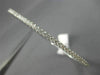ESTATE .85CT ROUND DIAMOND 18KT WHITE GOLD CLASSIC SEMI ETERNITY BANGLE BRACELET