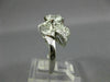 ANTIQUE WIDE 1.59CT DIAMOND PLATINUM 3D ROUND & BAGUETTE ENGAGEMENT RING #26657