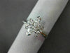 ESTATE 1.08CT MARQUISE DIAMOND 14KT WHITE GOLD 3 STONE ENGAGEMENT RING #22155