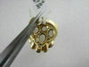 ESTATE LARGE 16.0CT ROUND DIAMOND & AAA SMOKEY TOPAZ 14KT YELLOW GOLD FUN RING