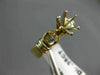 ESTATE .35CT DIAMOND 14KT 2 TONE GOLD BAGUETTE SEMI MOUNT ENGAGEMENT RING #22412