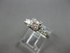 ANTIQUE .57CT OLD MINE DIAMOND PLATINIM FISHTAIL 5 STONE ENGAGEMENT RING #28024
