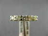 ESTATE 1.93CT DIAMOND 18K WHITE GOLD 3D FIVE STONE DOUBLE SIDED ANNIVERSARY RING