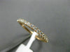 ESTATE .36CT DIAMOND 18KT ROSE GOLD CLASSIC ETOILE WEDDING ANNIVERSARY RING 2mm
