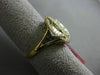 ESTATE 1.02CT MULTI CUT DIAMOND 18KT WHITE & YELLOW GOLD WOVEN CLUSTER FUN RING