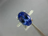 ESTATE 3.15CT DIAMOND & AAA TANZANITE 14KT WHITE GOLD 3D ENGAGEMENT RING #18362