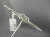 ESTATE LARGE .76CT ROUND DIAMOND 14KT WHITE GOLD 3D LOVE KNOT 3 FINGER FULL RING