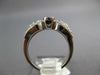 1.50CT DIAMOND & AAA SAPPHIRE 14KT WHITE GOLD OVAL SEMI BEZEL DOUBLE STONE RING