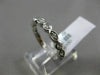 ESTATE .22CT ROUND & MARQUISE DIAMOND 14KT GOLD BEZEL SEMI ETERNITY WEDDING RING