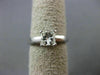ESTATE .51CT PRINCESS DIAMOND PLATINUM CLASSIC SOLITAIRE ENGAGEMENT RING #20209