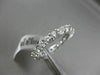 ESTATE 2.62CT DIAMOND 14KT WHITE GOLD CLASSIC SHARED PRONG ETERNITY WEDDING RING