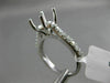ESTATE .29CT DIAMOND 14KT WHITE GOLD 4 PRONG SEMI MOUNT CLASSIC ENGAGEMENT RING