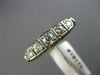 ANTIQUE 1.26CT OLD MINE DIAMOND 14KT TWO TONE GOLD CLASSIC FILIGREE RING #19171