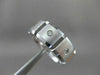ESTATE WIDE .30CT DIAMOND 14KT W GOLD SQUARE ETOILE MENS ANNIVERSARY RING #20894