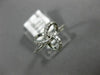 ESTATE .12CT DIAMOND 14KT WHITE GOLD 3D FLOWER LOVE KNOT FUN FRIENDSHIP RING