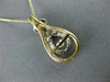 .20CT DIAMOND 14KT 2 TONE GOLD ROUND SOLITAIRE INFINITY DANCING DIAMOND PENDANT