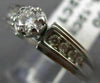 ESTATE .34CT DIAMOND 14KT WHITE GOLD 3D CLASSIC SOLITAIRE ENGAGEMENT RING #19540