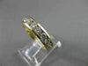 ESTATE 1.95CT DIAMOND 14KT YELLOW GOLD 3D ROUND CHANNEL ANNIVERSARY RING #14573