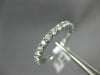 ESTATE 1.0CT DIAMOND 14KT WHITE GOLD 3D 2mm SHARE PRONG WEDDING ANNIVERSARY RING