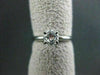 ESTATE .41CT DIAMOND PLATINUM SOLITAIRE ENGAGEMENT RING E SI JUST AMAZING #19334