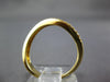 ESTATE .26CT DIAMOND 18KT YELLOW GOLD 3D TWO ROW PAVE CLASSIC WAVE FUN RING