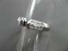 ESTATE 1.18CT DIAMOND 14KT W  PRINCESS INVISIBLE SEMI MOUNT ENGAGEMENT RING #430