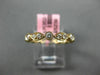 ESTATE .64CT DIAMOND 18K ROSE GOLD 3D ROUND & MARQUISE ETERNITY ANNIVERSARY RING