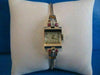 ANTQUE OLD EURO MINE CUT DIAMOND RUBY 14K WHITE ROSE GOLD MIDO WATCH 6.5" #19744